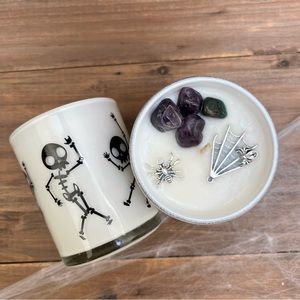 Halloween Candle, Fall Candle, Halloween Decor, Apple Scented, Handmade Candle